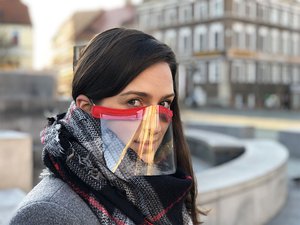 KALIPSO átlátszó arcvédő-maszk szájhoz és orrhoz 1447162