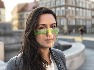 HESTIA átlátszó arcvédő-maszk szájhoz és orrhoz 1452162